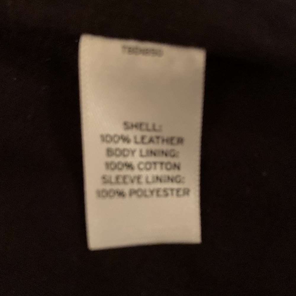 Hinge Black Leather Jacket Size Medium - image 3